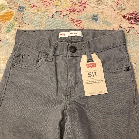 NWT Boys Levi’s 511 Slim Grey Jeans Size 3-4 Years - Picture 2 of 10